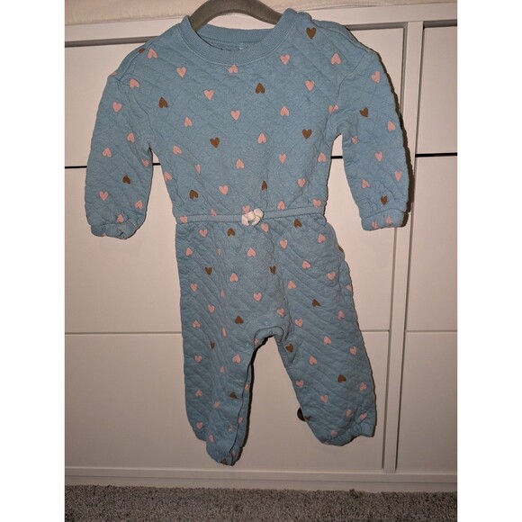 Carter's Baby Girl Quilted Jumpsuit size 18m - Picture 1 of 5